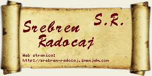 Srebren Radočaj vizit kartica